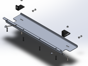 Skid plate, JK Wrangler Bull bar