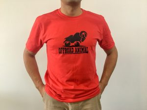 T Shirt, Offroad Animal Red