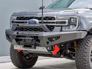 Front view of Predator Bull Bar installed on Ford Ranger Next Gen PU 2022 On